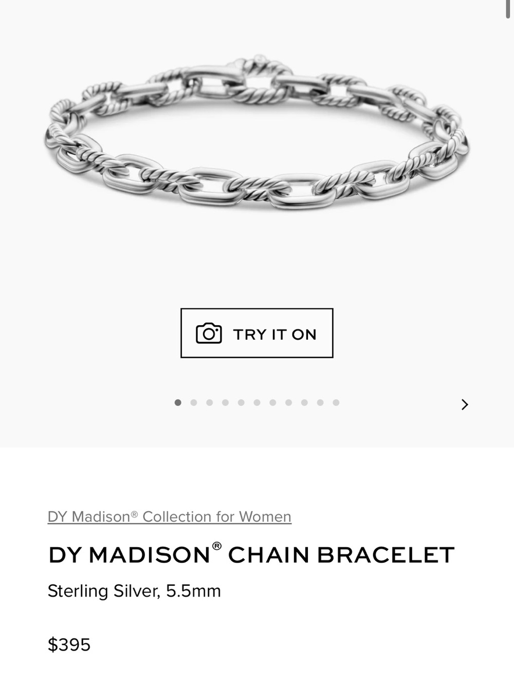 David Yurman Madison Chain Bracelet